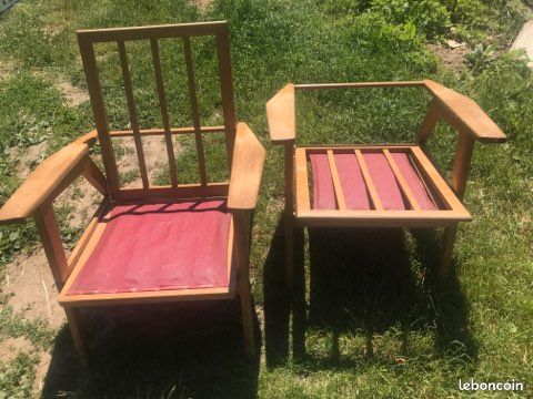 Paire de fauteuil des années 50/60 (image 1)