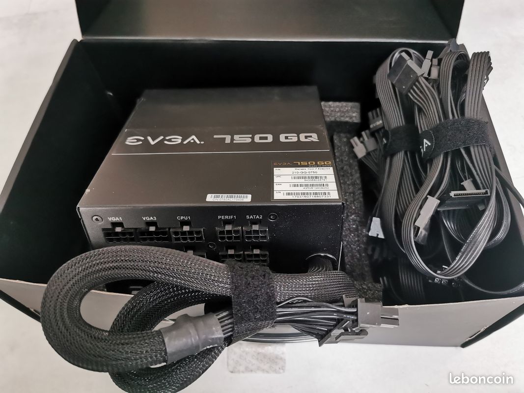 Alimentation EVGA 750 GQ (image 2)