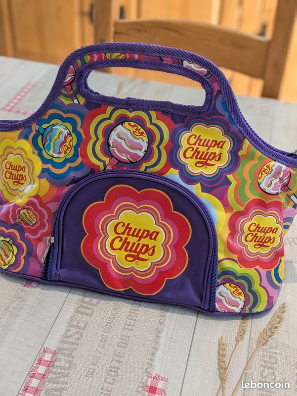 Sac Bandoulière Chupa Chups Coloré - Neuf Sans étiquette, En Coton, Taille Moyenne