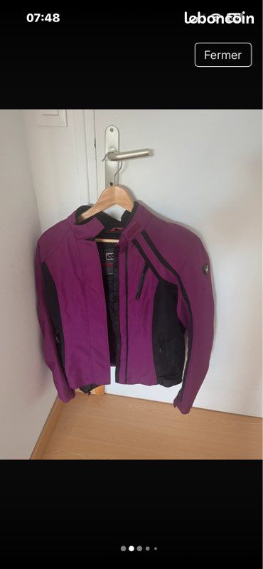 Blouson moto femme -40- (image 2)