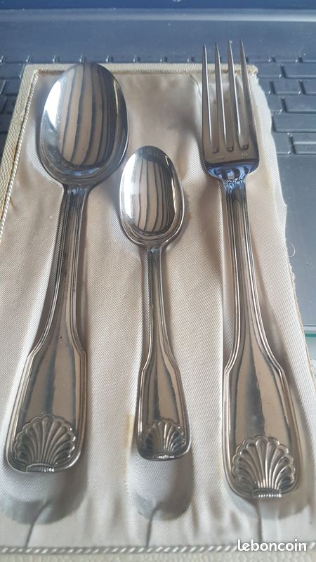 LOT DE 6 Couverts De Service François Frionnet En Métal Argenté EUR 40,00 - FR