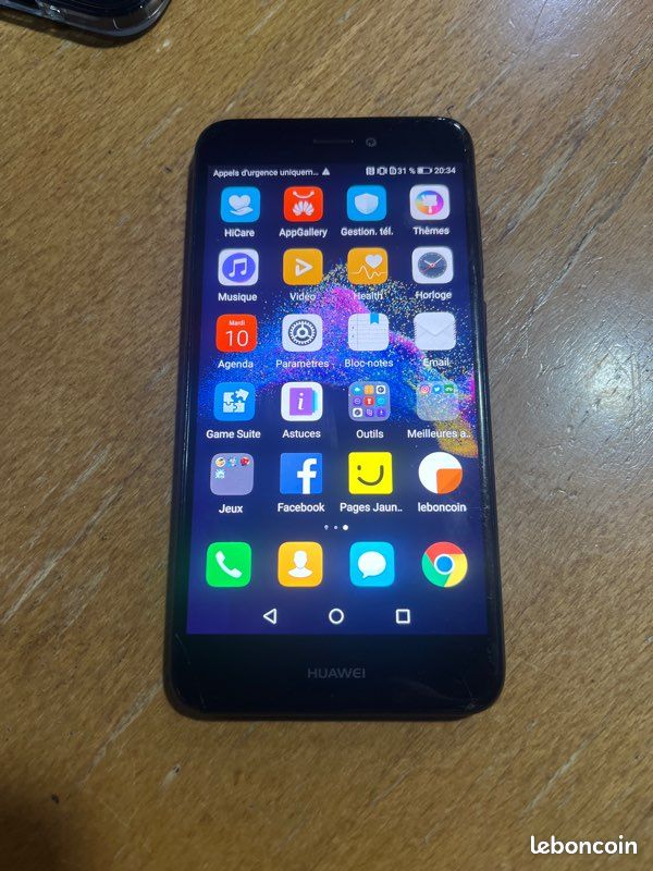Huawei P8 Lite 16 Go – Noir – Débloqué – Écran 5″ – Android