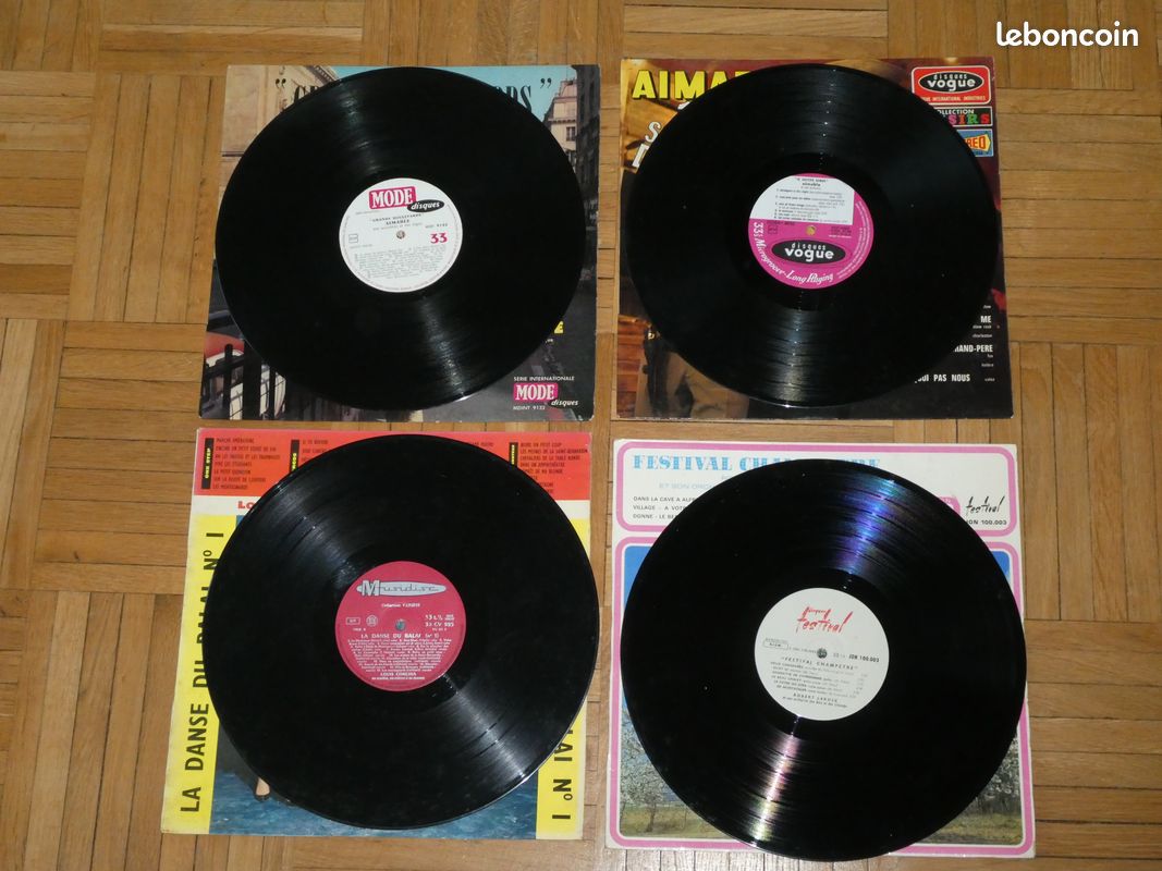 Vinyles 33T accordéon années 60 (image 3)