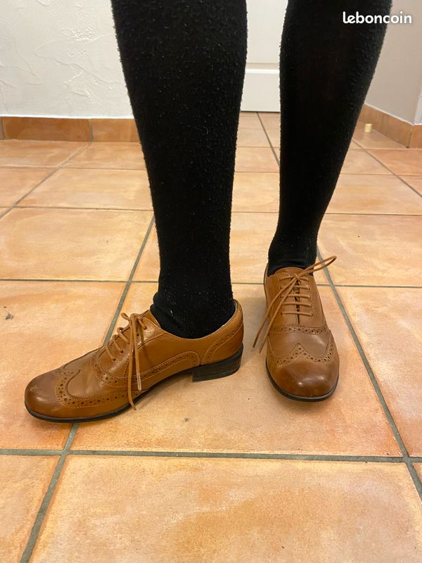 Derbies Clarks couleur camel 36 (image 1)
