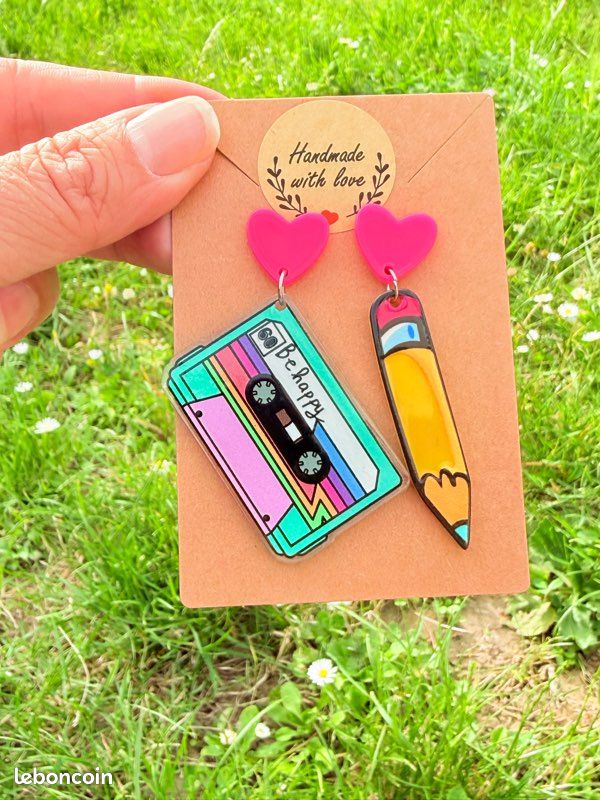 Boucles d’oreilles années 80 (image 4)