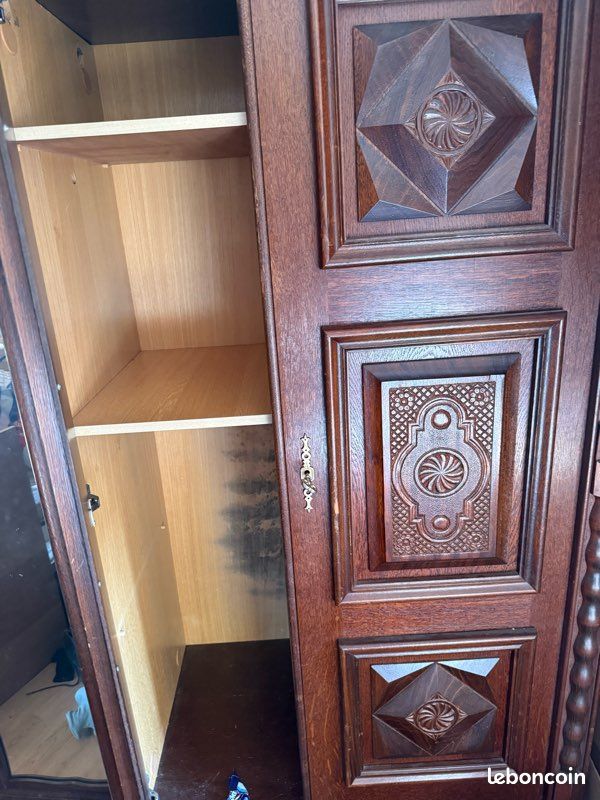 Armoire en bois 190x190x60 (image 3)