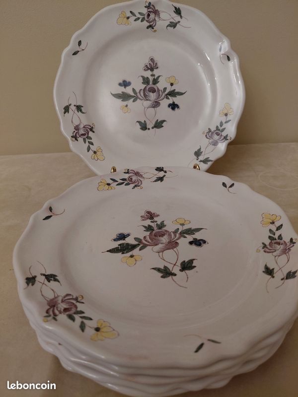 6 assiettes Saint - Sever vintage (image 11)