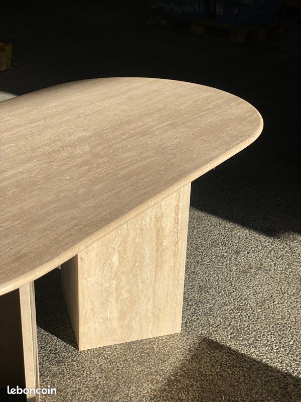 Table a manger travertin (image 5)