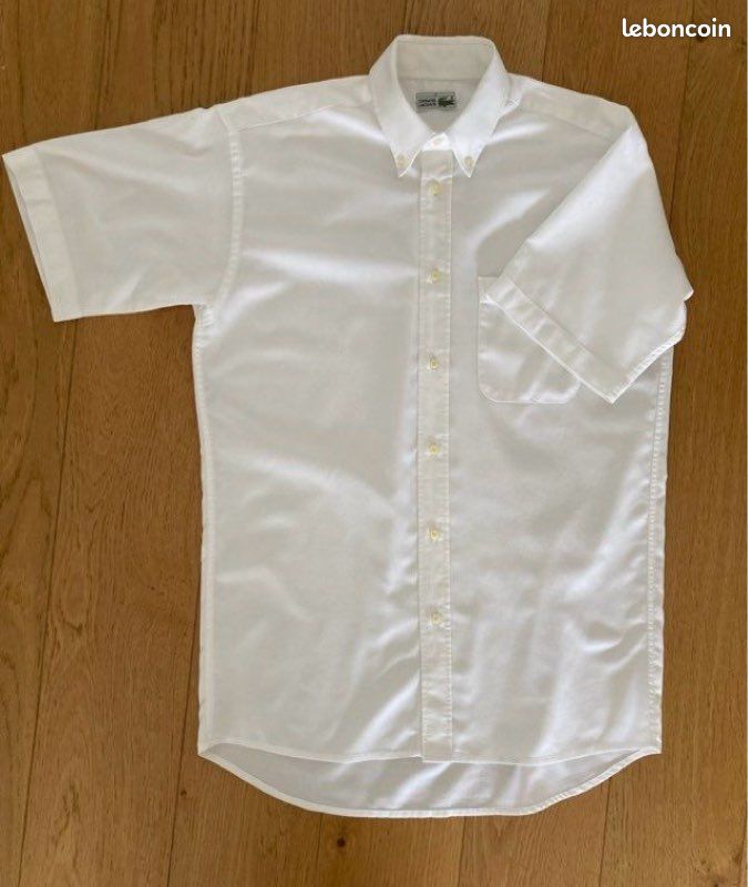Chemise Lacoste blanche taille 38 (image 3)