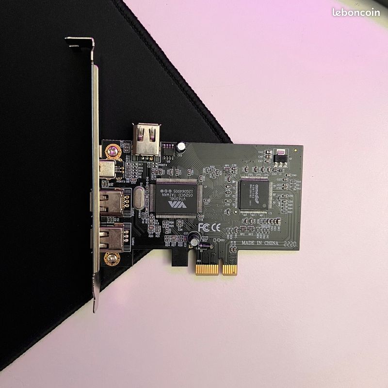 Carte Contrôleur PCI-Express 2 Ports FireWire