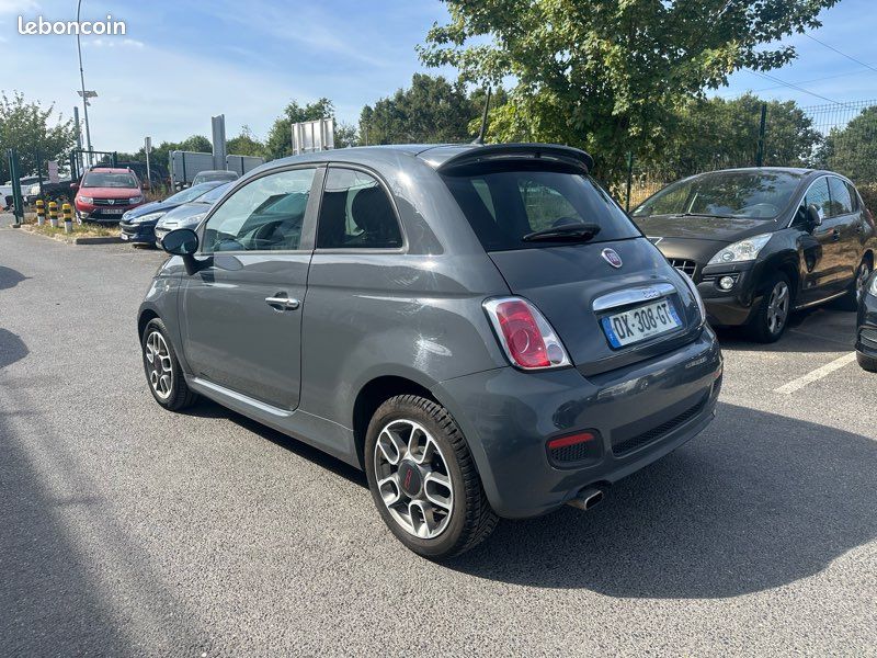 Fiat 500 1.2i 69ch finition Sport phase 2 (image 3)