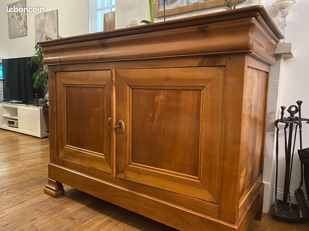 Buffet 2 portes Louis Philippe (image 2)