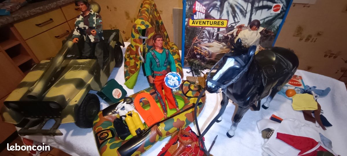 ACCESSOIRES MINIATURE ARMES ET EQUIPEMENT FIGURINES BIG JIM ACTION MAN Et Autres