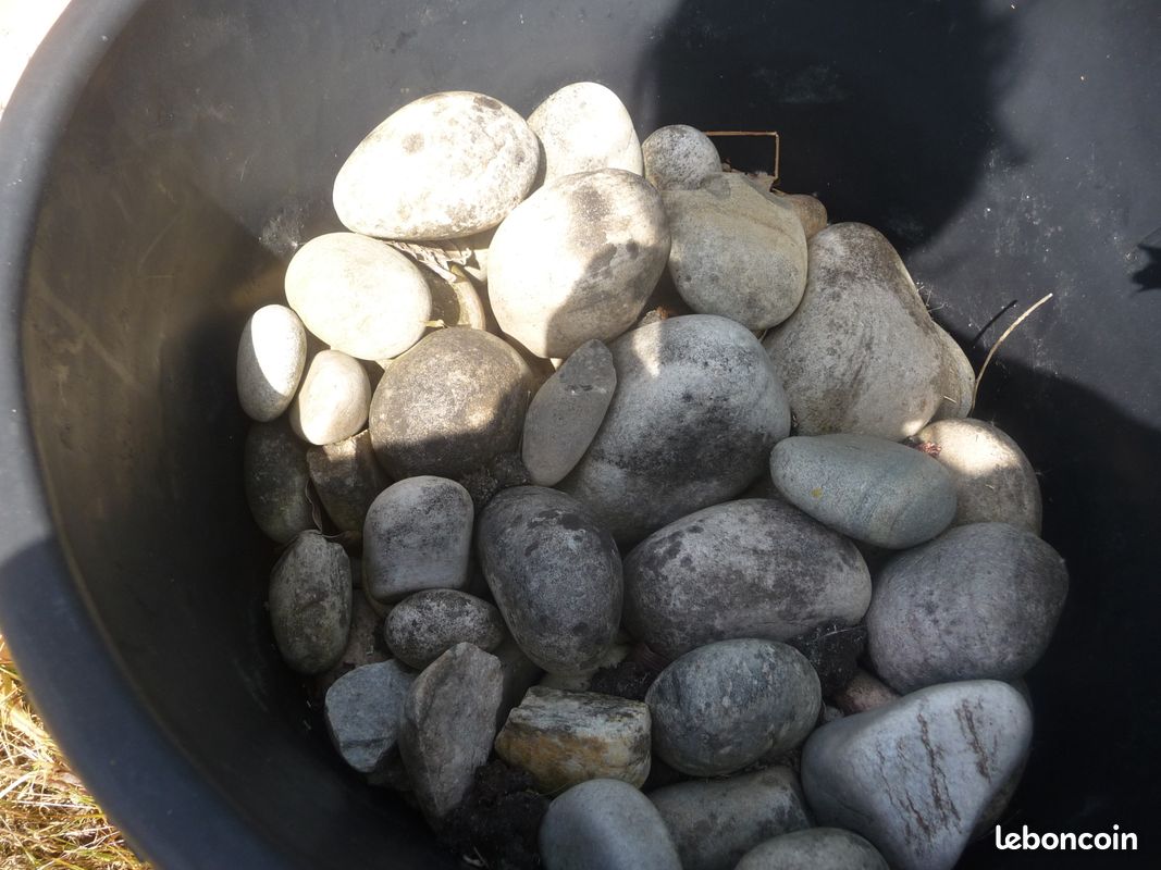 Lot GALETS blanc gris (image 2)