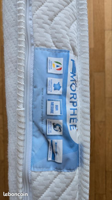 Matelas latex enfant 70x160 cm L'Atelier de Morphée (image 2)