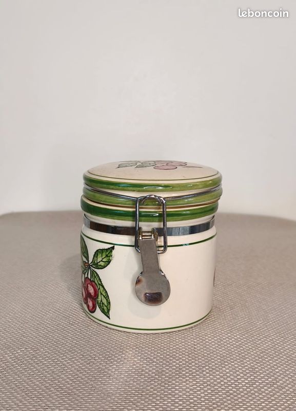 Ceramic Storage Jar with Clamp Lid (image 3)