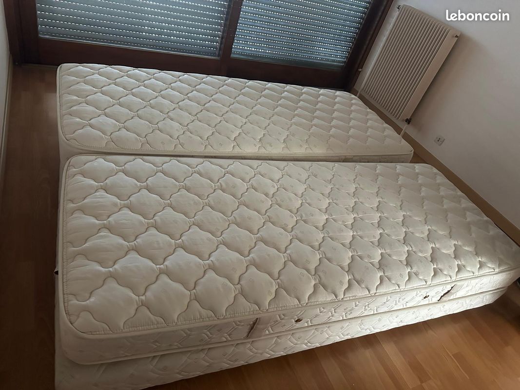 Sommier grandes dimensions +matelas (image 4)