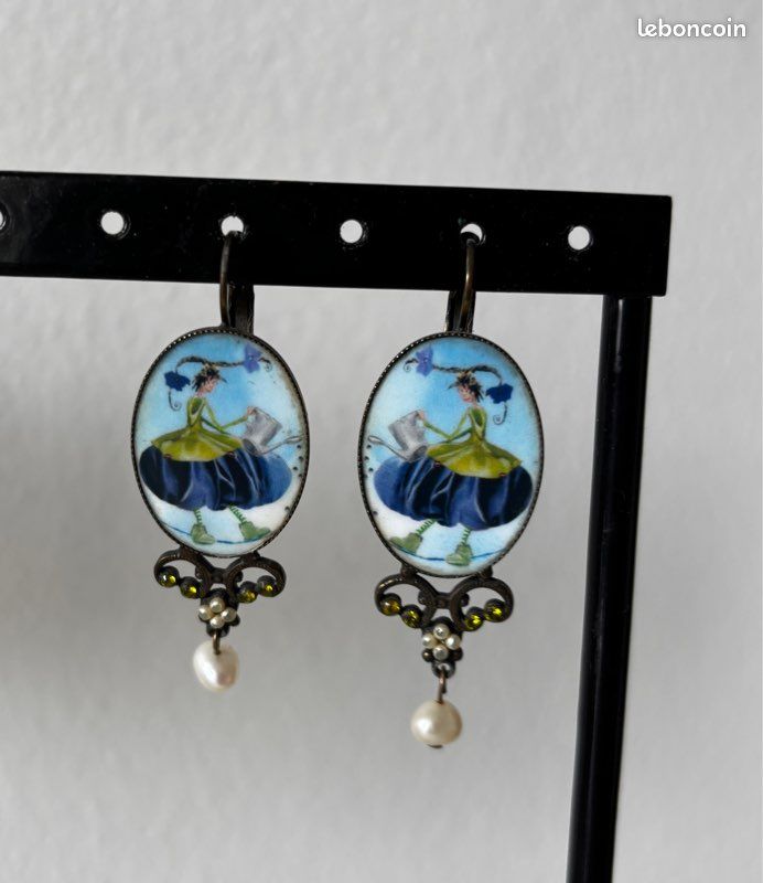 Boucles d’oreilles Cendrillon (image 3)