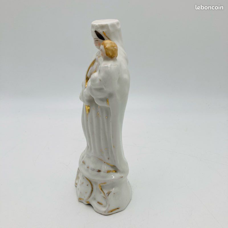 Grande vierge à l’enfant porcelaine (image 4)