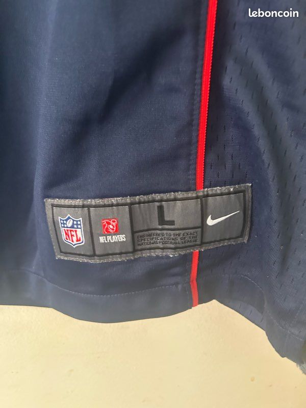 Maillot NFL Danny Amendola #80 New England Patriots Nike On Field Signé Taille L (image 4)