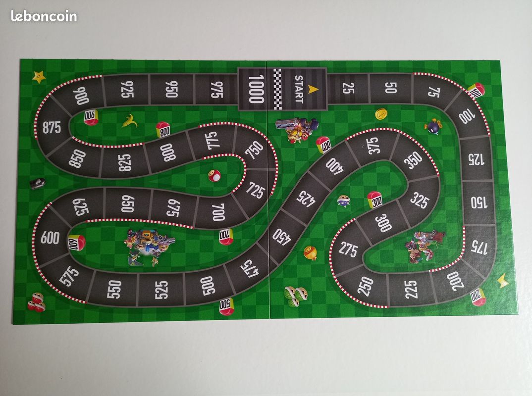 Jeu De Société Mille Bornes édition Mario Kart - Marque Dujardin - Complet Et En Très Bon état