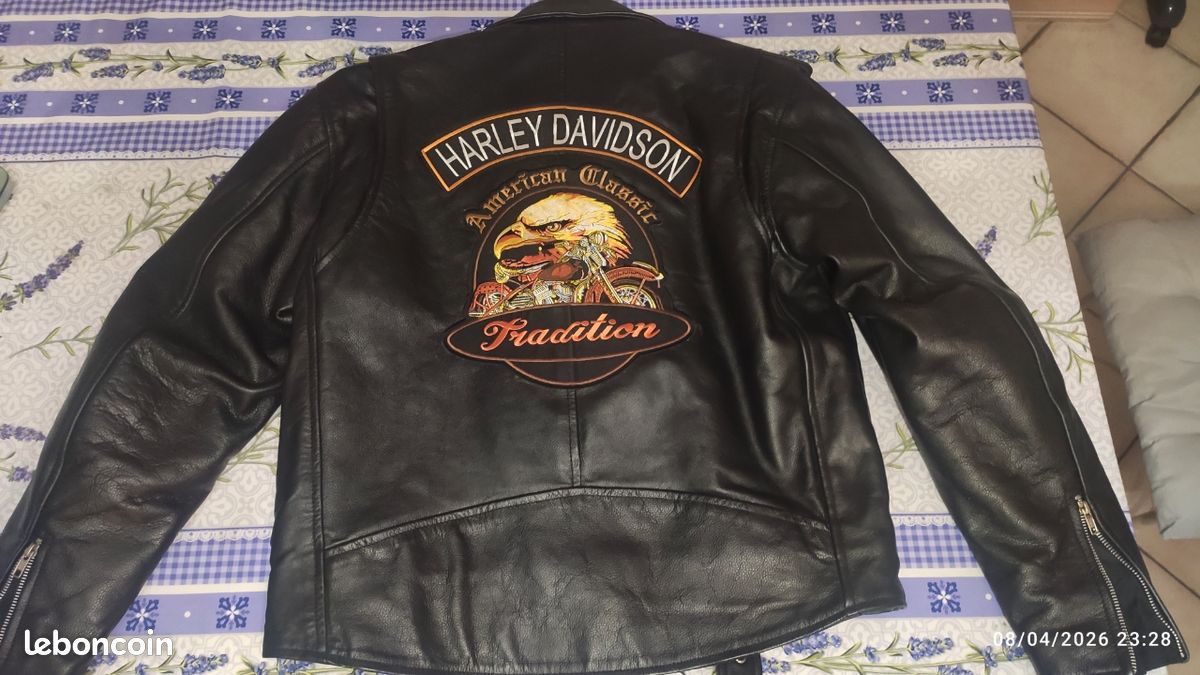 Blouson Cuir Harley Davidson Homme d'occasion