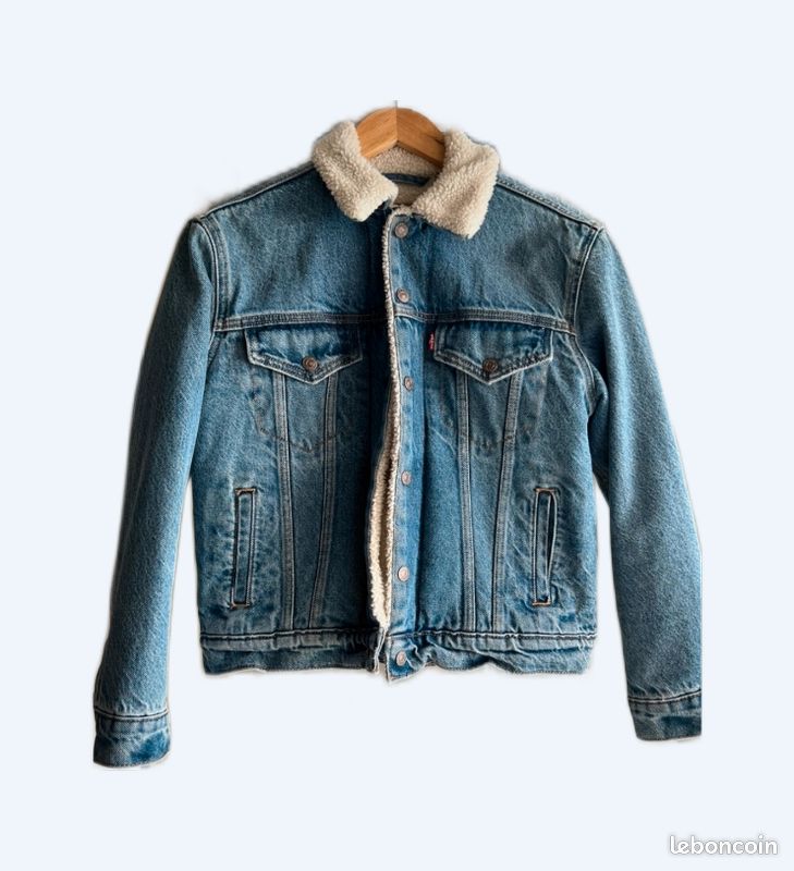 Veste en jean fourre levis strauss Vêtements
