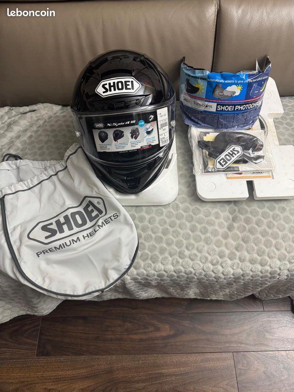 Casque Shoei xspirit 3 plus visière photochromique neuf (image 1)