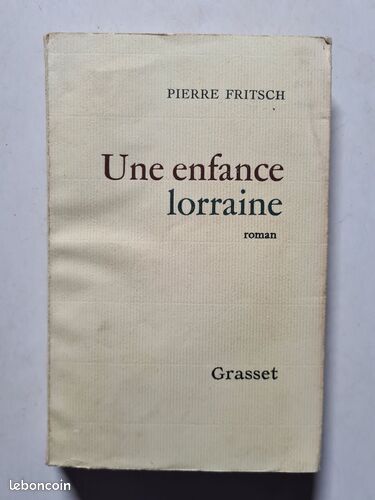 [Livre] Une enfance lorraine - Bon état (image 1)