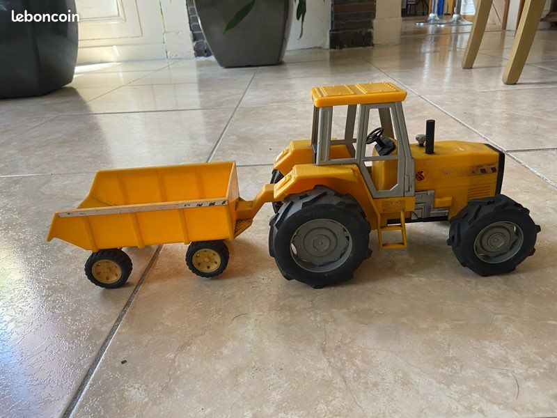 Tracteur + remorque wai dick toys à pile (image 2)