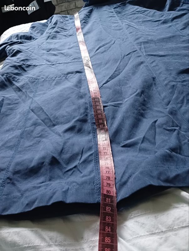 Veste Damart – Taille 54/56 – Coupe-Vent Bleu – Neuf Avec Étiquettes