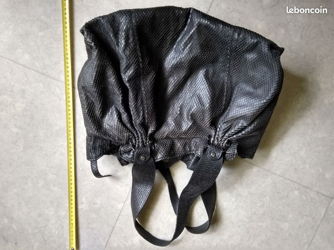 Grand Sac cuir Heyraud style serpent Envoi Ok (image 1)
