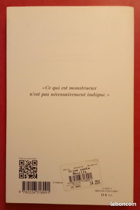 Le Crime Du Comte Neville - Amélie Nothomb (image 3)
