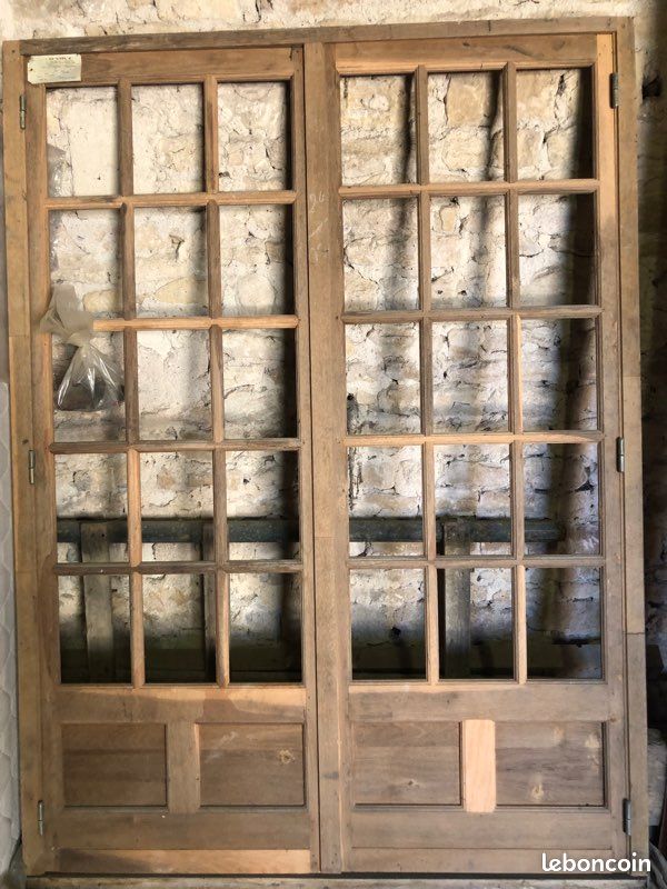 Porte vitrée en bois de chêne Lapeyre (image 1)