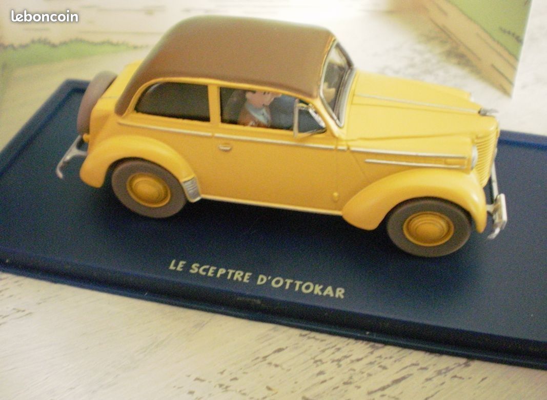 Les Voitures De En Belgique. 65 : Le Cabriolet Des Dupondt Dans Le Sceptre Dottokar