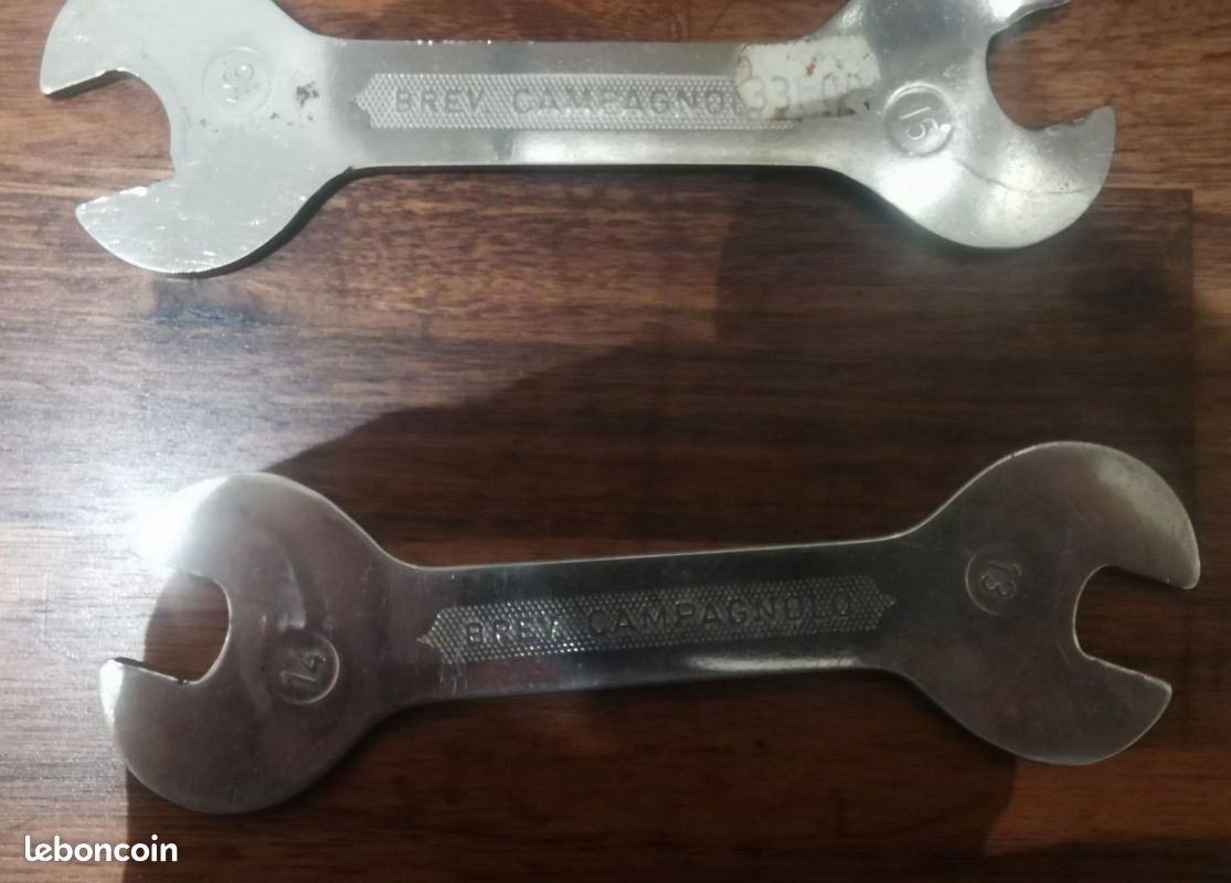 Clé à Cône Campagnolo 13/14 Mm, Argent, Outil Vélo Vintage Allemagne