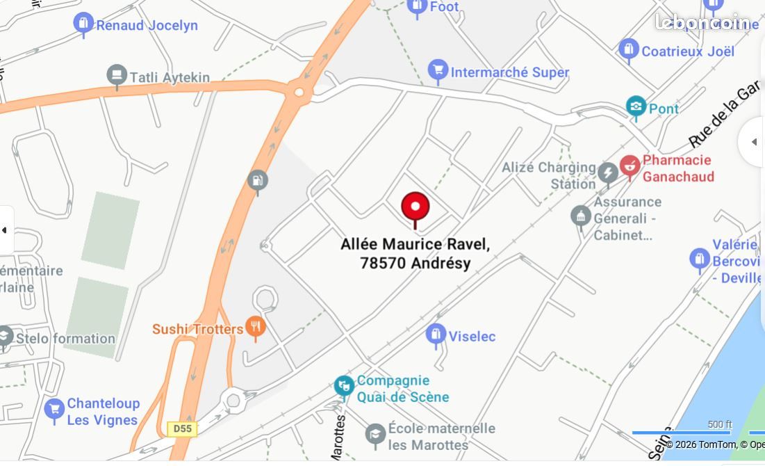 Parking 13 m² · à Achères · 13 m² · 63 €/mois