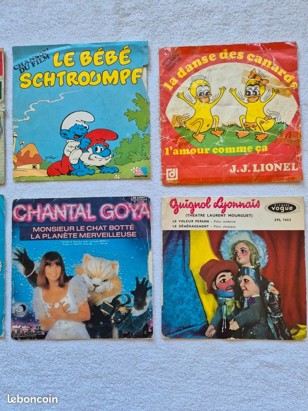 Lot de 6 vinyles 45 tours enfants (image 3)