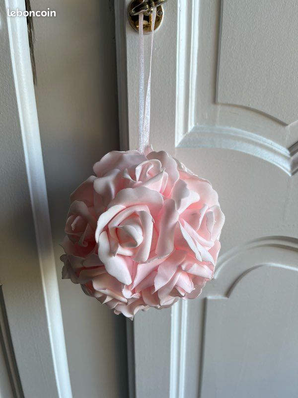 Petite Boule Pailletée Rose gold, deco mariage paillettes