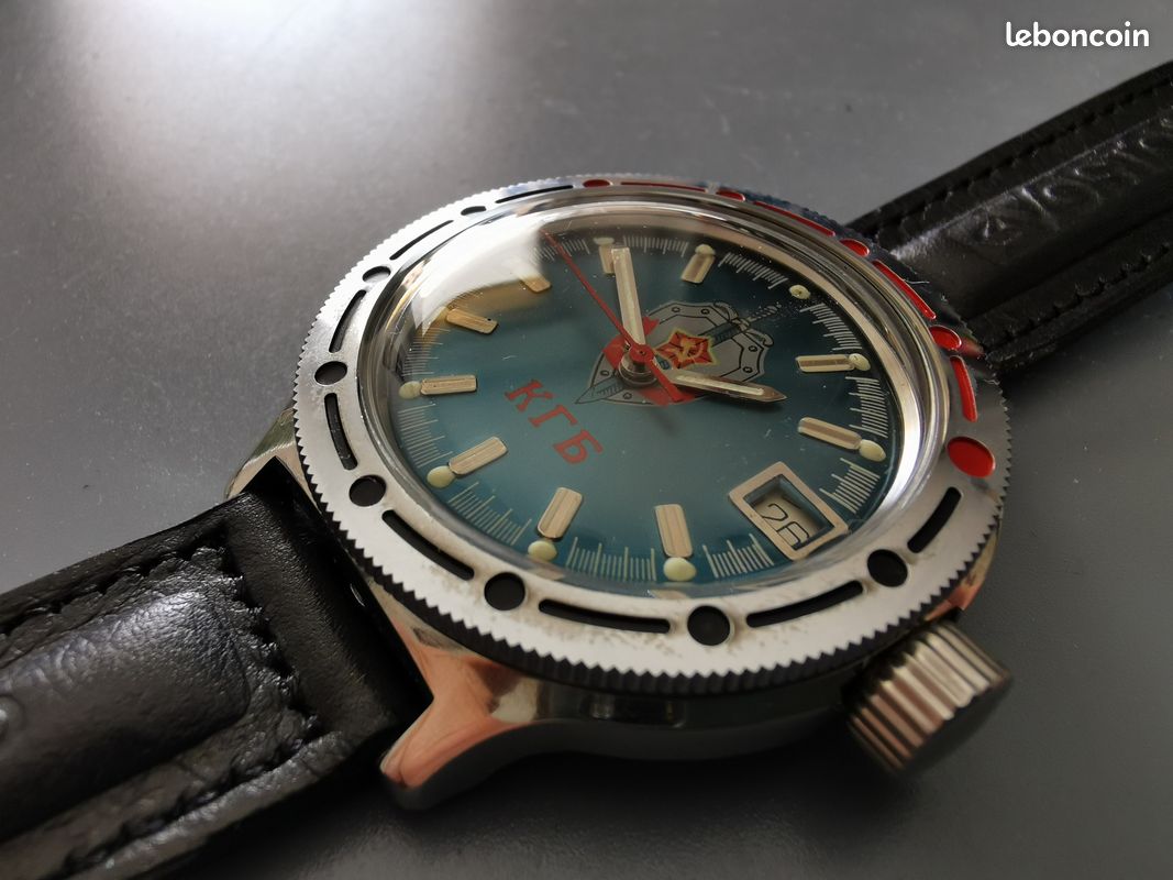 Montre de plongée automatique Vostok Amphibia KGB NOS Montres