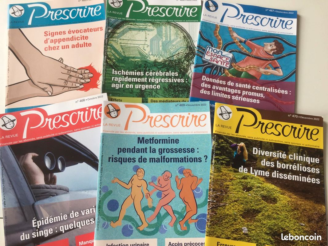 Revue Prescrire 2022, année complète (image 3)