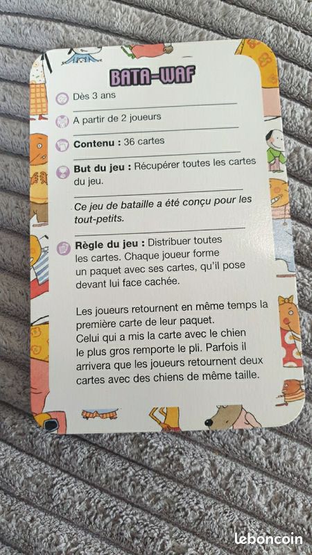 Jeu de cartes Bata-Waf (image 8)