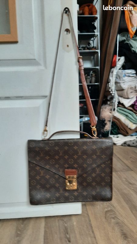 Bag Sac Cartable Vuitton Sac Bandoulière Cartable Porte Document