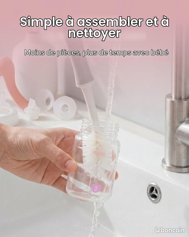 Tire-Lait Manuel Aspiration Réglable avec biberon indiquant la température*NEUF (image 8)