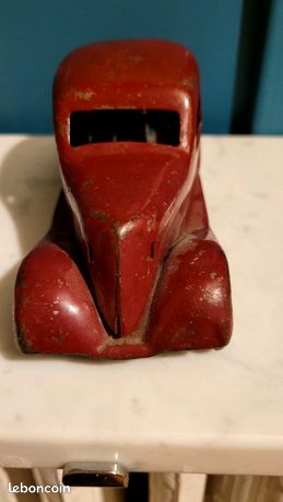Voiture Ancienne En Tôle CIJ - Renault Juvaquatre - Jouet Vintage - Mécanique