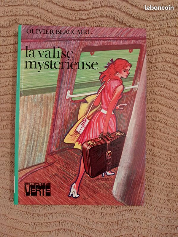 LA VALISE MYSTERIEUSE - BEAUCAIRE Olivier - Hachette Bibliothèque verte 1974 éd. Originale (image 1)