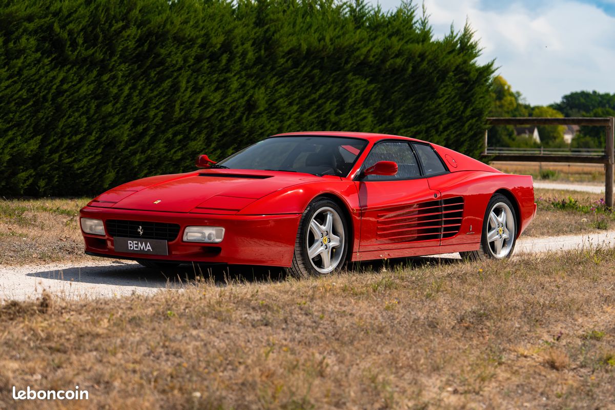 Ferrari 512 TR | Rosso Corsa | Intérieur Tout cuir Noir | Classiche | Première Peinture | À partir de 4250/mois (image 1)