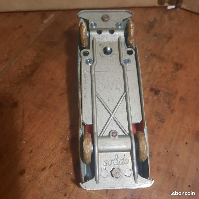 RARE Solido Démontable CHROME - Capot Nu Moteur - Pièce Vintage Collection
