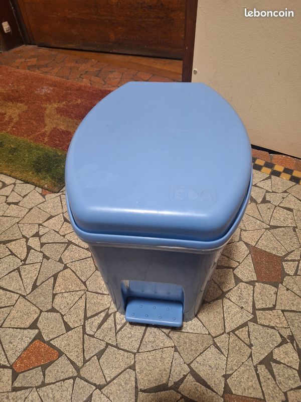 Lovewind Poubelle Salle De Bain 6L à Pédale – Mince & Silencieuse, Seau Amovible, Fermeture Douce