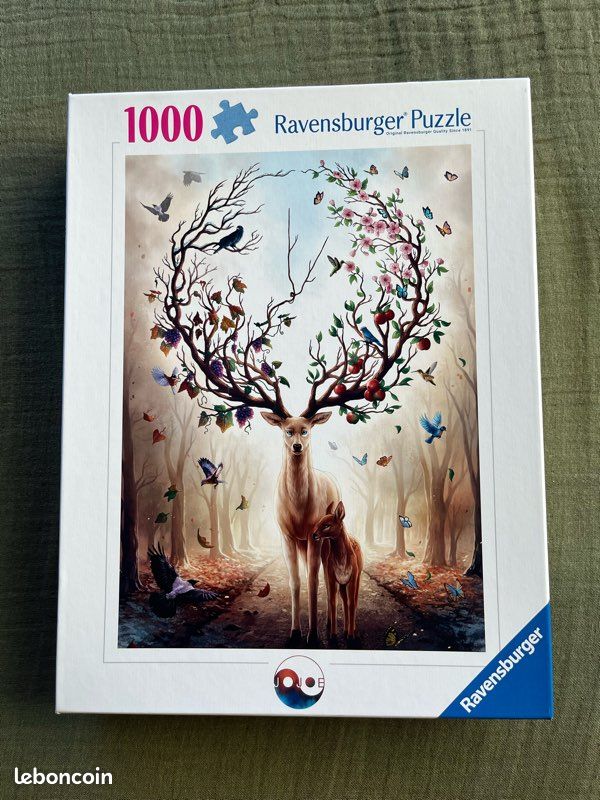 Puzzle 1000 pièces - Cerf (image 1)